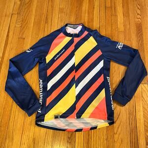 Podium Wear Shirt Mens Small Long Sleeve Jersey Pocket Full Zip Jacket